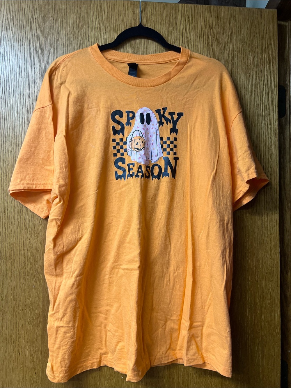 Spooky Season Orange Graphic Tee
